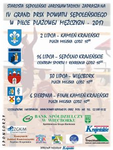 IV Grand Prix w siatkówce plażowej mężczyzn '2017 @ plaża miejska | Więcbork | kujawsko-pomorskie | Polska